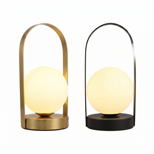 Cindor cordless table lamp on a white background