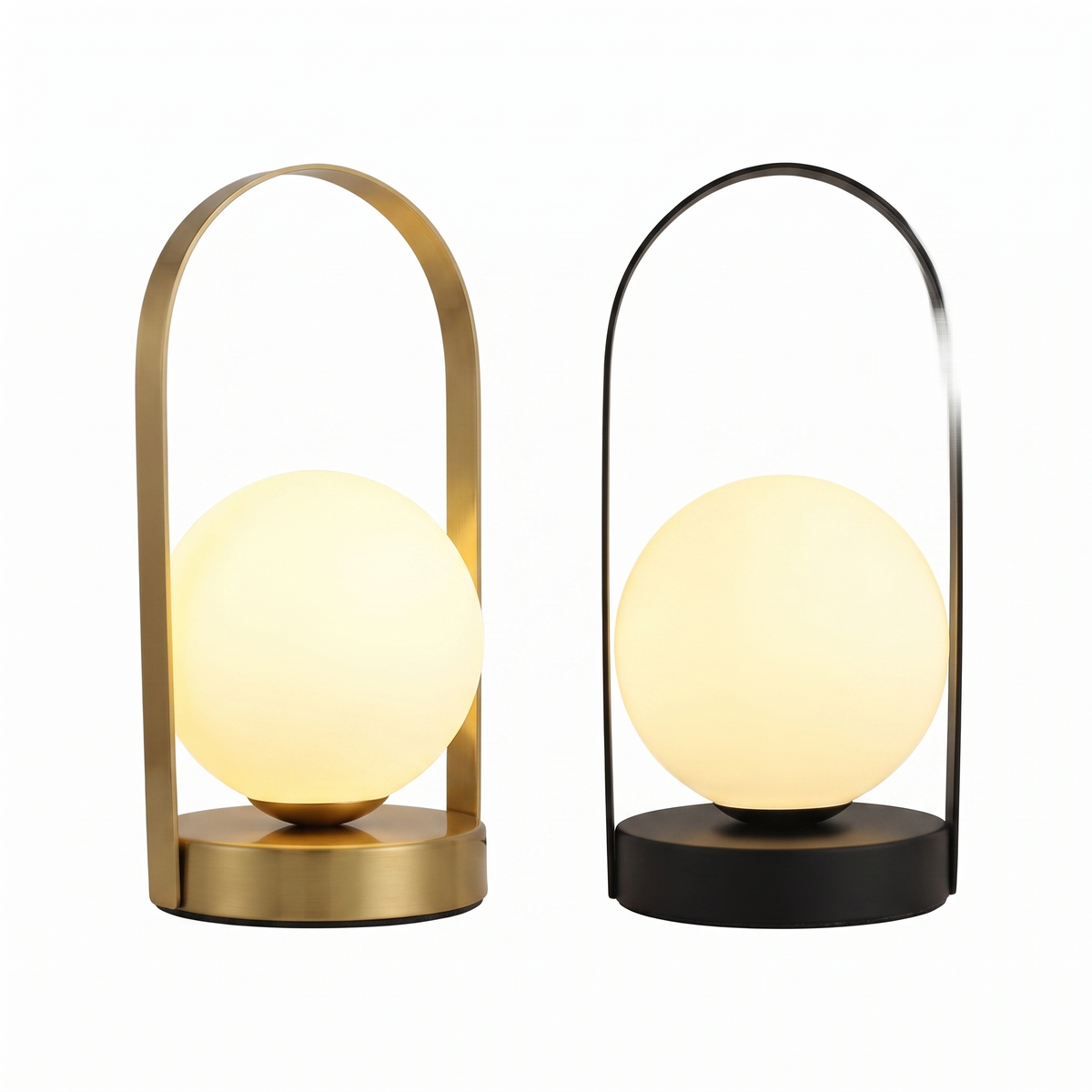 Cindor cordless table lamp on a white background