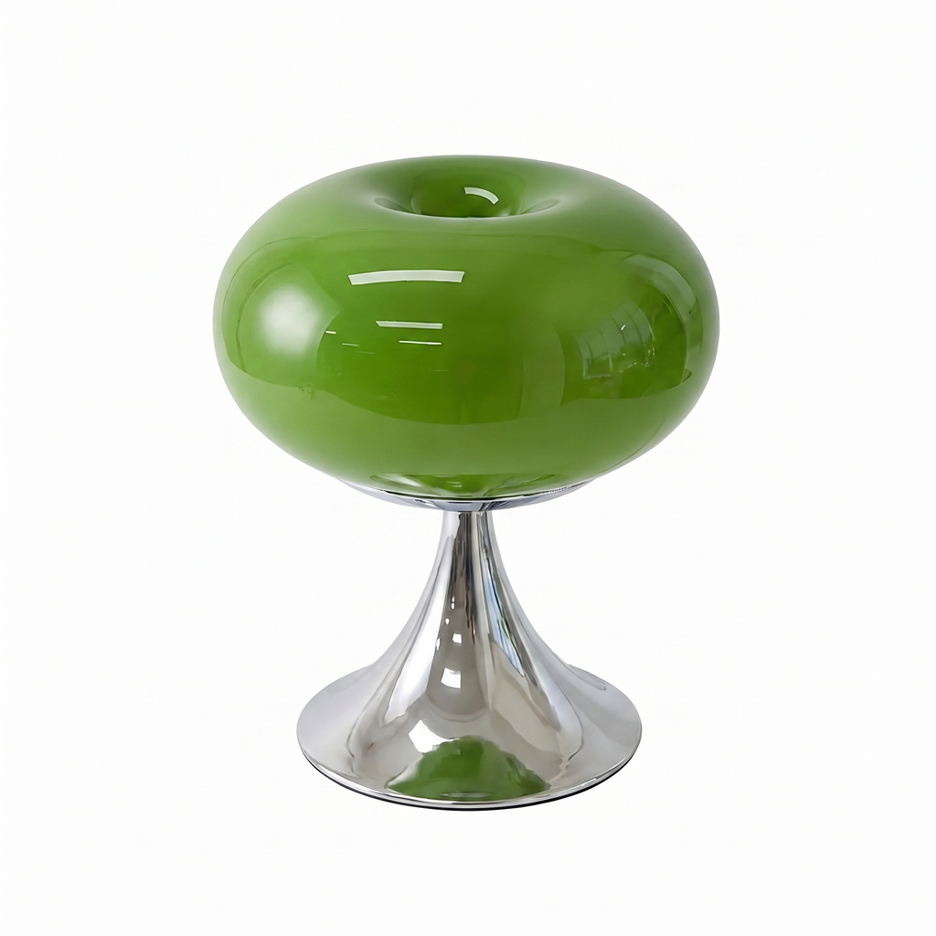Louna vintage LED table lamp on a white background