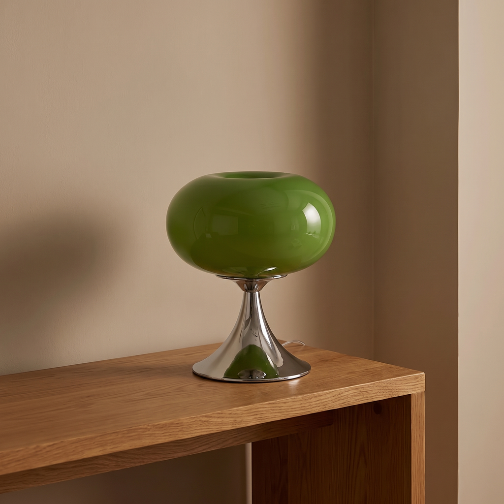 Louna lamp on an oak console